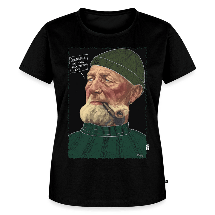 Anker Bådsmand - Premium Dame T-shirt - Dame premium T-shirt - sort - Dajlig
