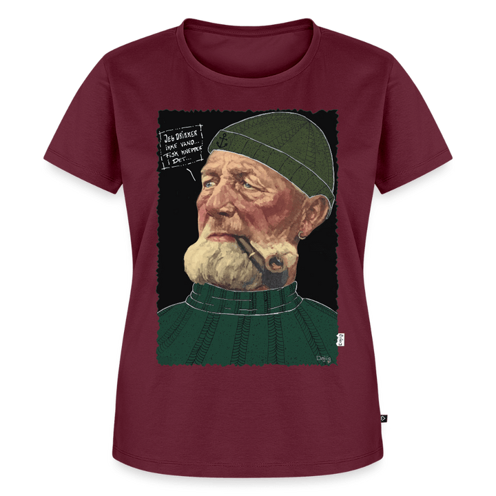 Anker Bådsmand - Premium Dame T-shirt - Dame premium T-shirt - vinrød - Dajlig
