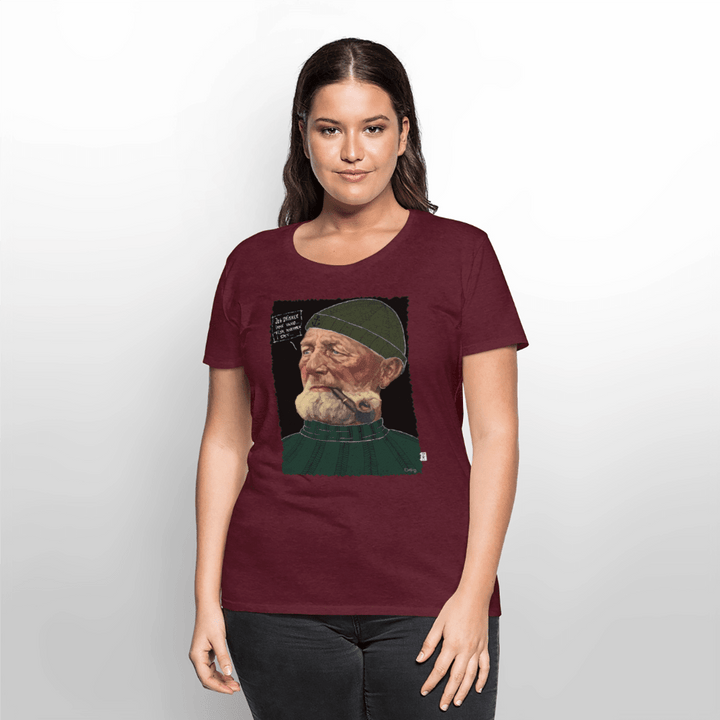 Anker Bådsmand - Premium Dame T-shirt - Dame premium T-shirt - vinrød - Dajlig