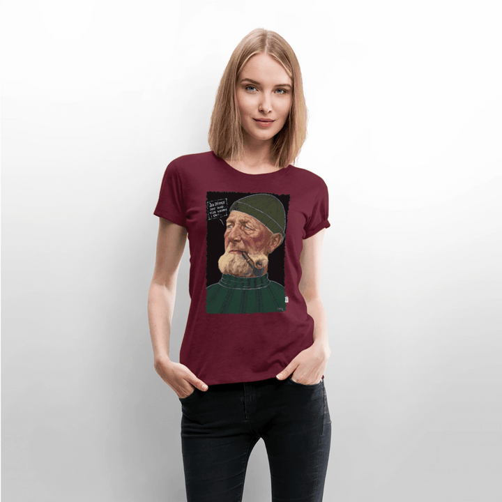 Anker Bådsmand - Premium Dame T-shirt - Dame premium T-shirt - vinrød - Dajlig