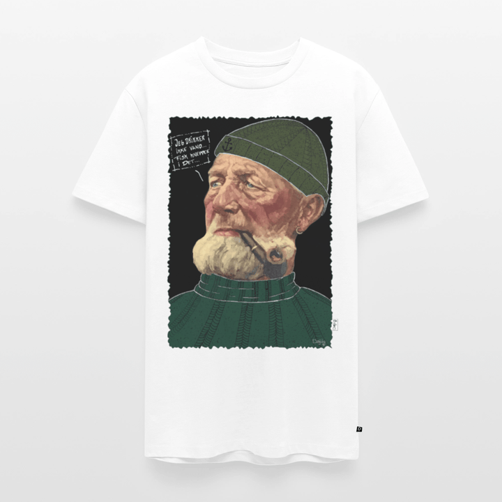 Anker Bådsmand - Premium Herre T-shirt - Herre premium T-shirt - hvid - Dajlig