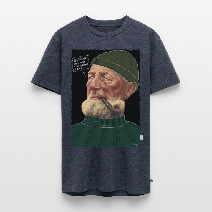 Anker Bådsmand - Premium Herre T-shirt - Herre premium T-shirt - jeansblå - Dajlig