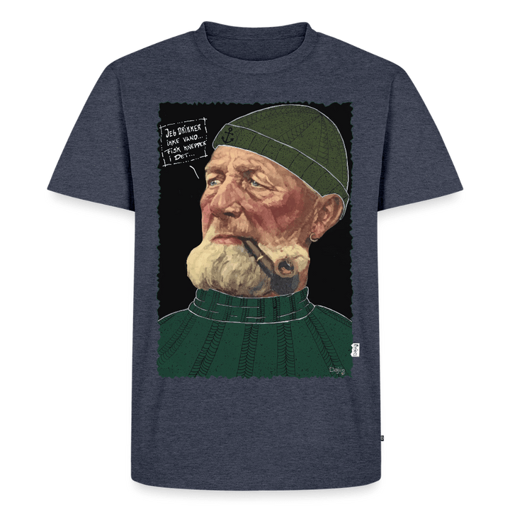 Anker Bådsmand - Premium Herre T-shirt - Herre premium T-shirt - jeansblå - Dajlig