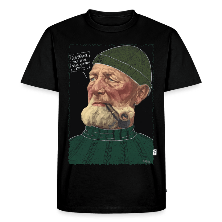 Anker Bådsmand - Premium Herre T-shirt - Herre premium T-shirt - sort - Dajlig