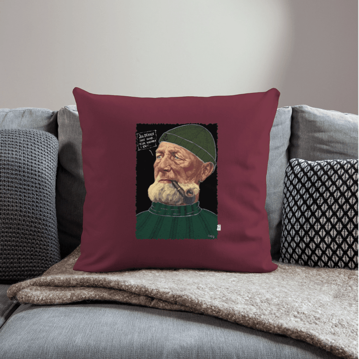 Anker Bådsmand - Sofapude betræk - Pudebetræk 45 x 45 cm - burgunder - rød - Dajlig