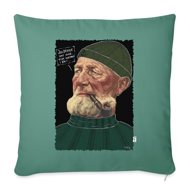 Anker Bådsmand - Sofapude betræk - Pudebetræk 45 x 45 cm - grangrøn - Dajlig