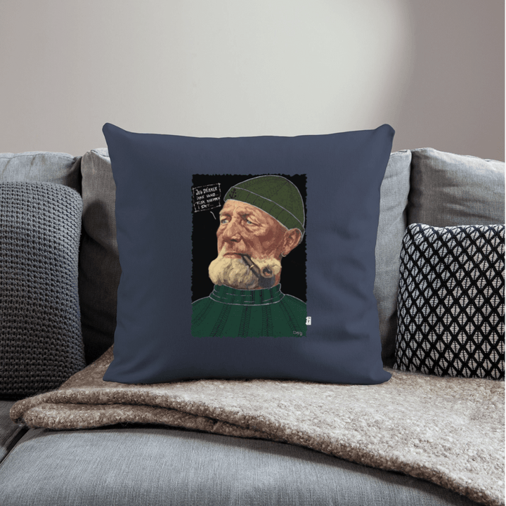 Anker Bådsmand - Sofapude betræk - Pudebetræk 45 x 45 cm - marineblå - Dajlig