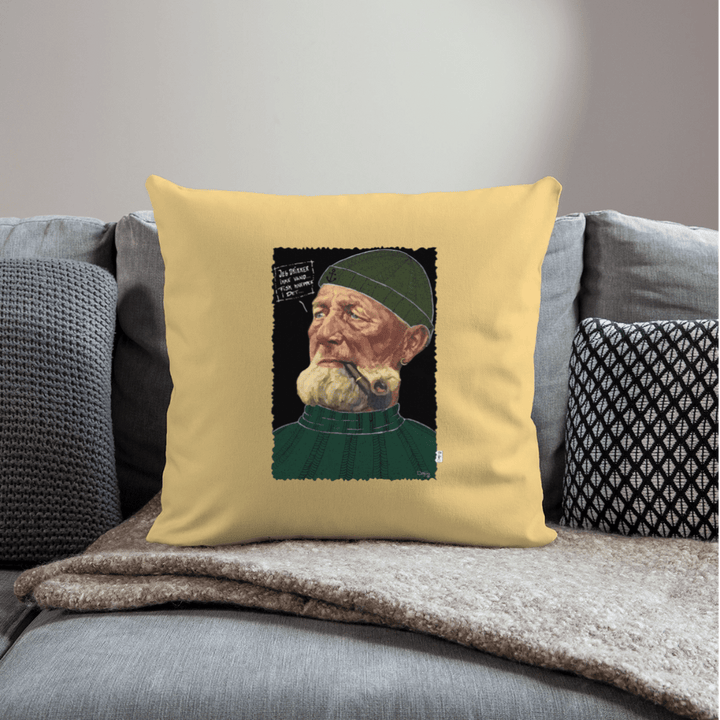 Anker Bådsmand - Sofapude betræk - Pudebetræk 45 x 45 cm - støvet gul - Dajlig