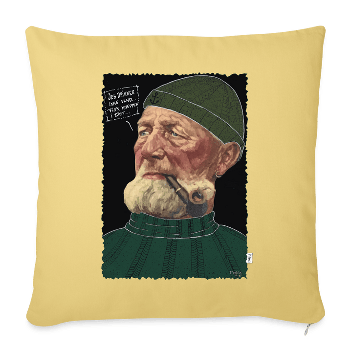 Anker Bådsmand - Sofapude betræk - Pudebetræk 45 x 45 cm - støvet gul - Dajlig