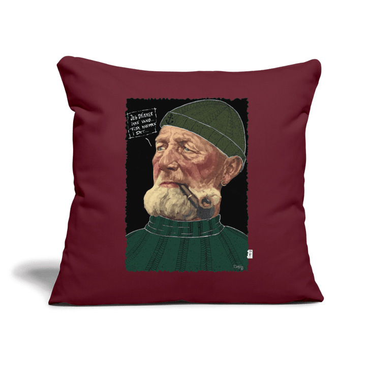 Anker Bådsmand - Sofapude - Sofapude med fyld 44 x 44 cm - burgunder - rød - Dajlig