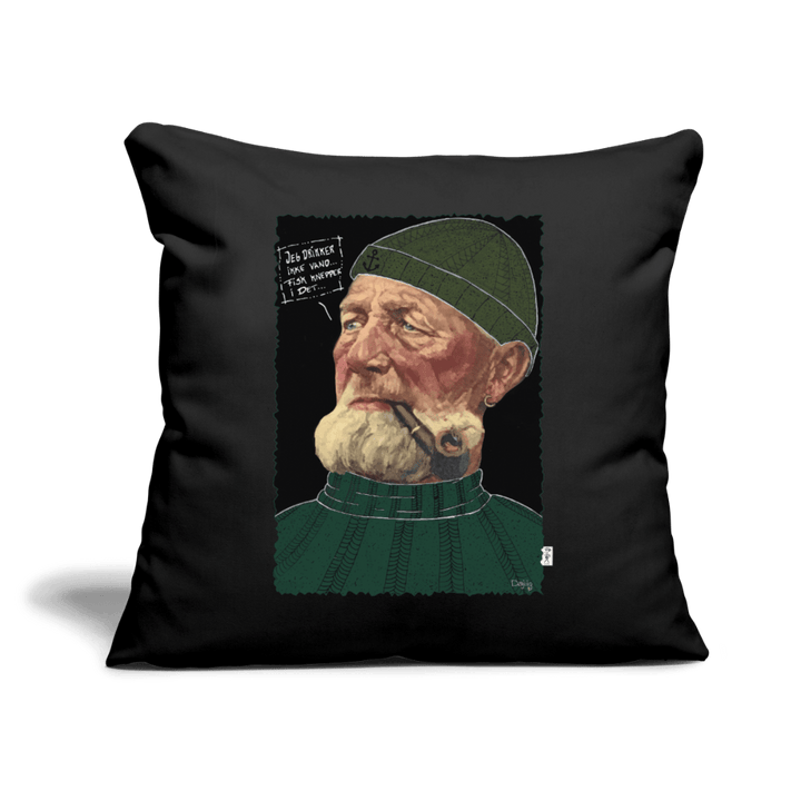 Anker Bådsmand - Sofapude - Sofapude med fyld 44 x 44 cm - sort - Dajlig