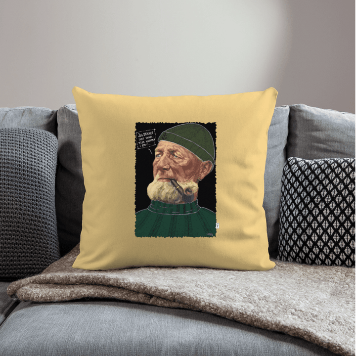Anker Bådsmand - Sofapude - Sofapude med fyld 44 x 44 cm - støvet gul - Dajlig