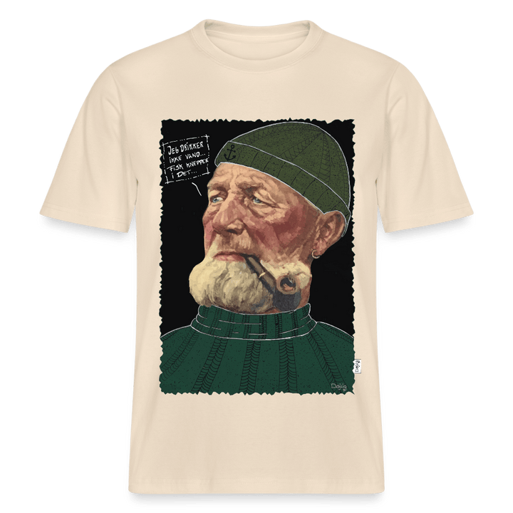 Anker Bådsmand - Unisex T-shirt - Stanley/Stella Relaxed Fit økologisk unisex - T-shirt Sparker - hvid grå - Dajlig