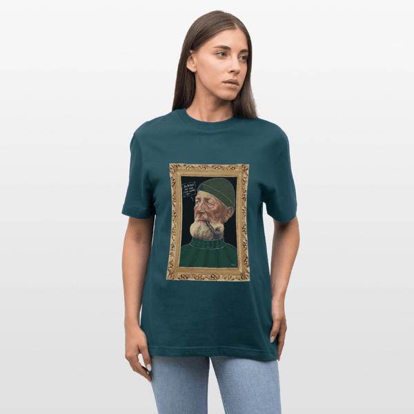 Anker Bådsmand - Unisex T-shirt - Stanley/Stella Relaxed Fit økologisk unisex - T-shirt Sparker - mørk petrol - Dajlig