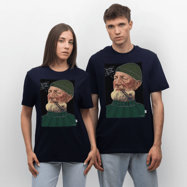 Anker Bådsmand - Unisex T-shirt - Stanley/Stella Relaxed Fit økologisk unisex - T-shirt Sparker - navy - Dajlig