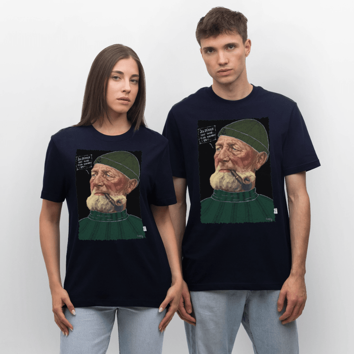 Anker Bådsmand - Unisex T-shirt - Stanley/Stella Relaxed Fit økologisk unisex - T-shirt Sparker - navy - Dajlig