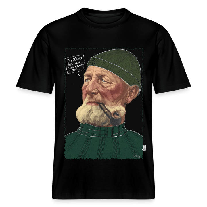 Anker Bådsmand - Unisex T-shirt - Stanley/Stella Relaxed Fit økologisk unisex - T-shirt Sparker - sort - Dajlig