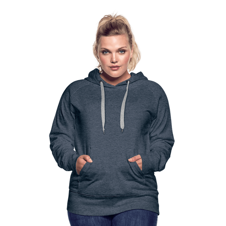 AvoCardio - Dame Hættetrøje - Dame Premium hættetrøje - jeansblå - Dajlig