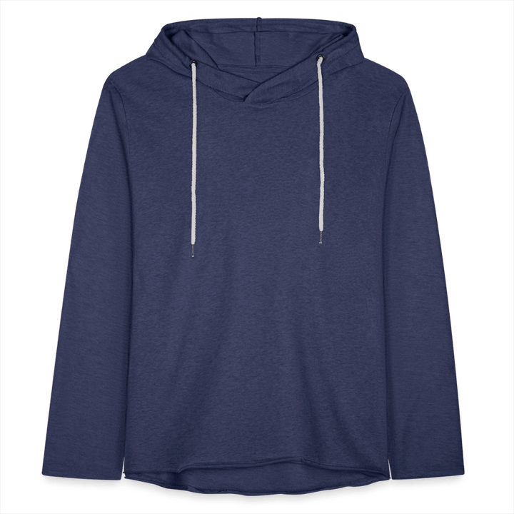 AvoCardio - Let Unisex Hættetrøje - Let sweatshirt med hætte, unisex - marineblå meleret - Dajlig.dk