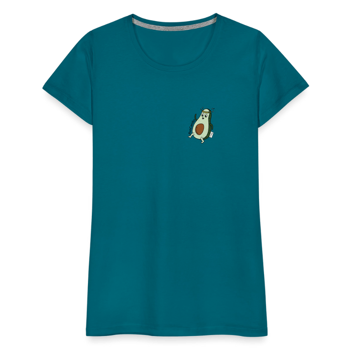AvoCardio - Premium Dame T-shirt - Dame premium T-shirt - divablå - Dajlig