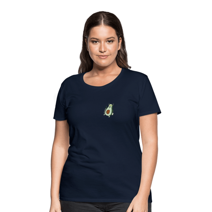 AvoCardio - Premium Dame T-shirt - Dame premium T-shirt - marineblå - Dajlig