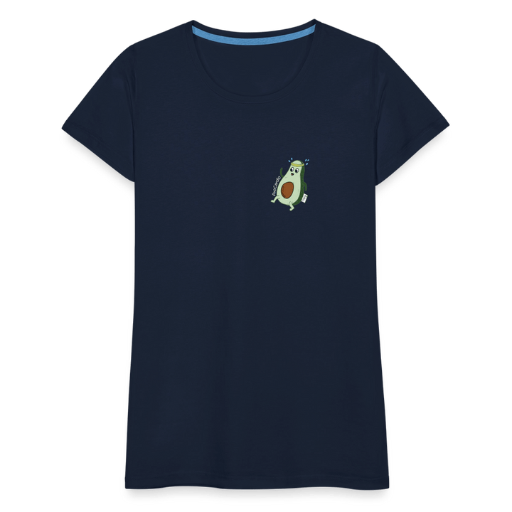 AvoCardio - Premium Dame T-shirt - Dame premium T-shirt - marineblå - Dajlig