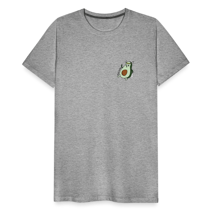 AvoCardio - Premium Herre T-shirt - Herre premium T-shirt - Blågrå - Dajlig.dk