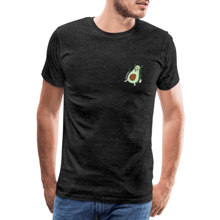 AvoCardio - Premium Herre T-shirt - Herre premium T-shirt - charcoal - Dajlig.dk