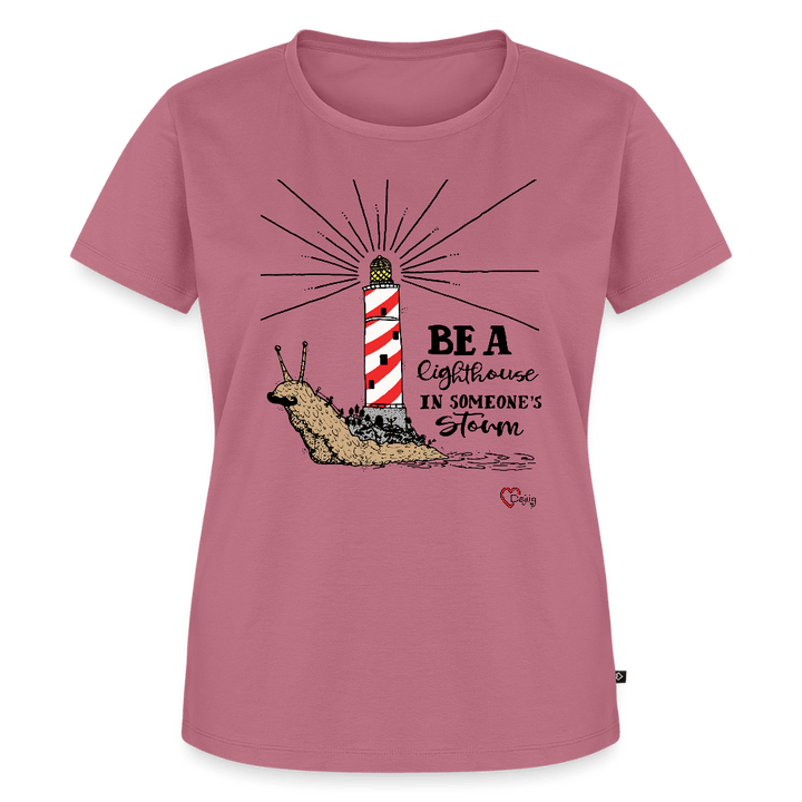 Be a Lighthouse Snegl - Eksklusiv Dame T-shirt - Dame premium T-shirt - mauve - Dajlig