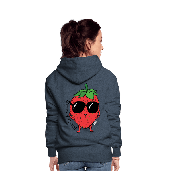 Berry Cool - Dame Hættetrøje - Dame Premium hættetrøje - hvid - Dajlig