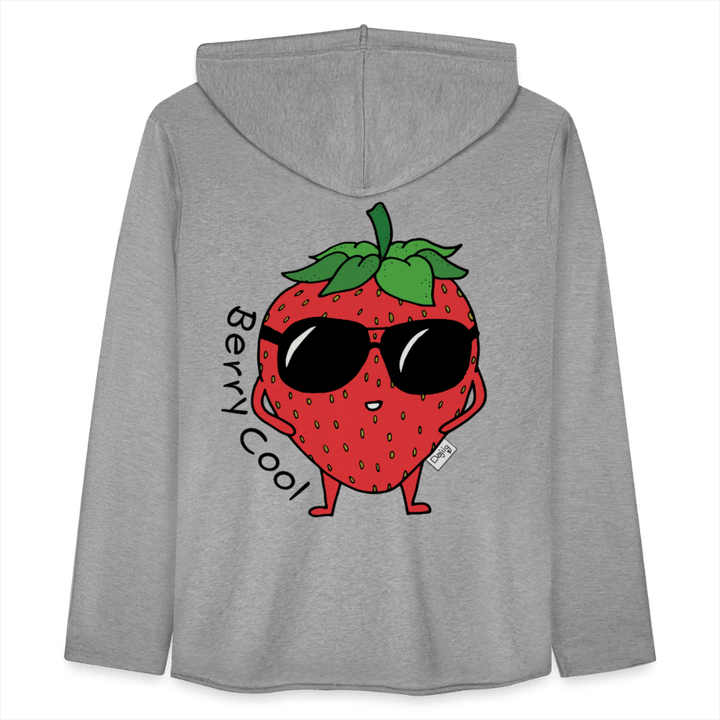 Berry Cool - Let Unisex Hættetrøje - Let sweatshirt med hætte, unisex - charcoal - Dajlig.dk