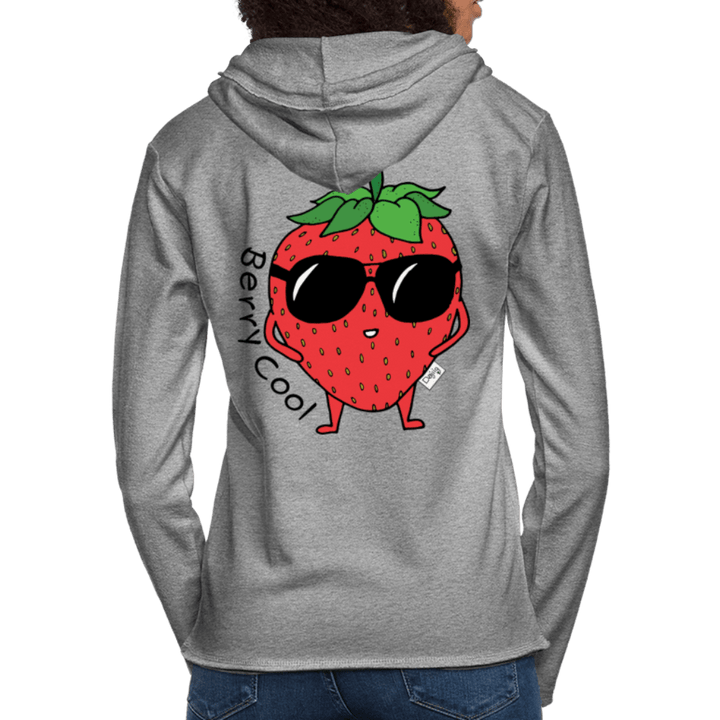 Berry Cool - Let Unisex Hættetrøje - Let sweatshirt med hætte, unisex - charcoal - Dajlig.dk