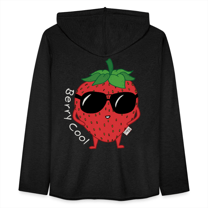 Berry Cool - Let Unisex Hættetrøje - Let sweatshirt med hætte, unisex - charcoal - Dajlig.dk