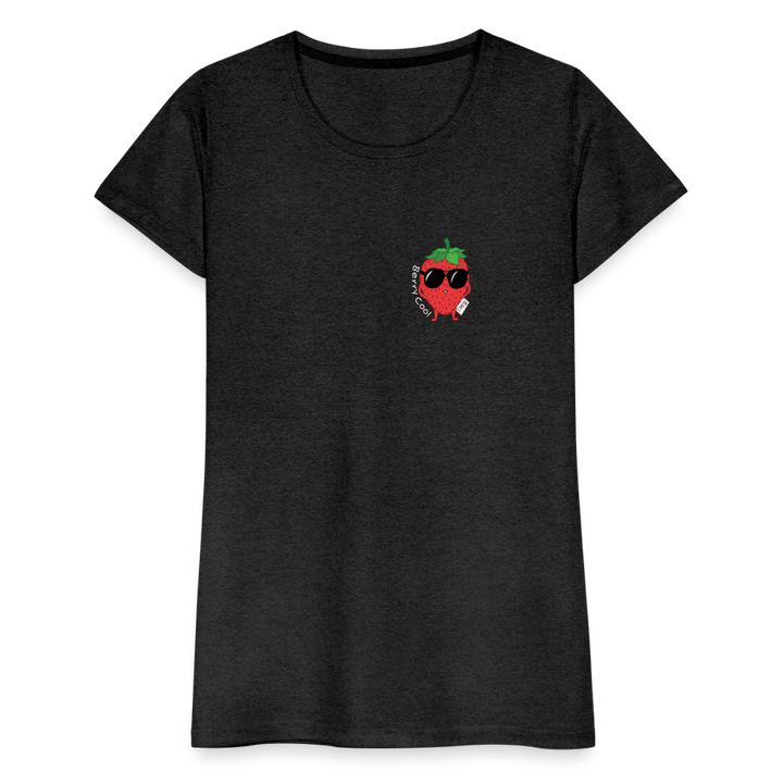 Berry Cool - Premium Dame T-shirt - Dame premium T-shirt - charcoal - Dajlig