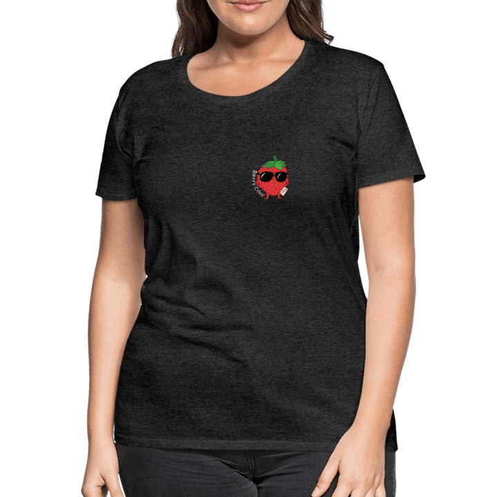 Berry Cool - Premium Dame T-shirt - Dame premium T-shirt - charcoal - Dajlig.dk