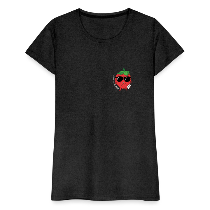 Berry Cool - Premium Dame T-shirt - Dame premium T-shirt - charcoal - Dajlig.dk