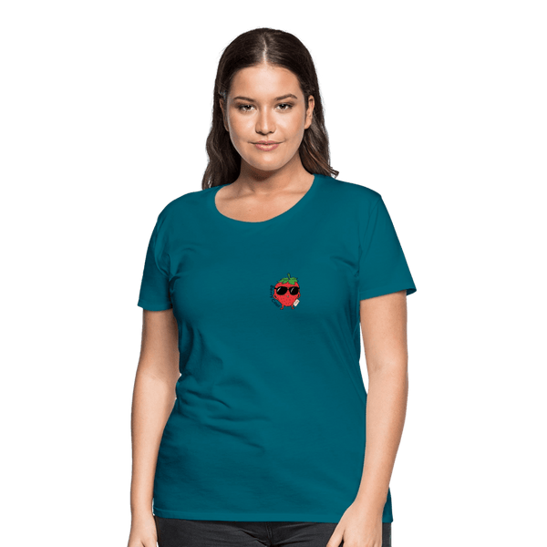 Berry Cool - Premium Dame T-shirt - Dame premium T-shirt - divablå - Dajlig.dk