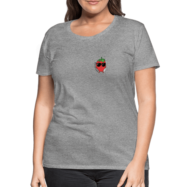 Berry Cool - Premium Dame T-shirt - Dame premium T-shirt - grå meleret - Dajlig
