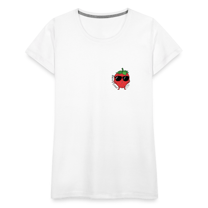 Berry Cool - Premium Dame T-shirt - Dame premium T-shirt - grå meleret - Dajlig.dk