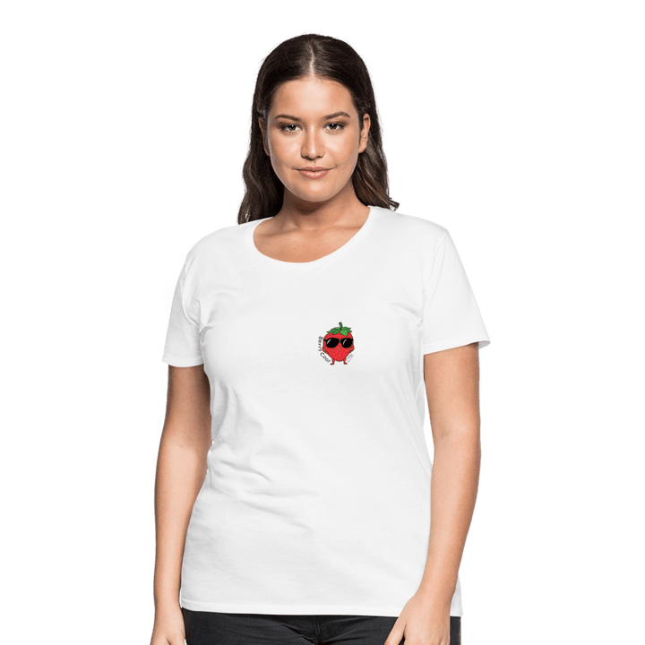 Berry Cool - Premium Dame T-shirt - Dame premium T-shirt - hvid - Dajlig.dk