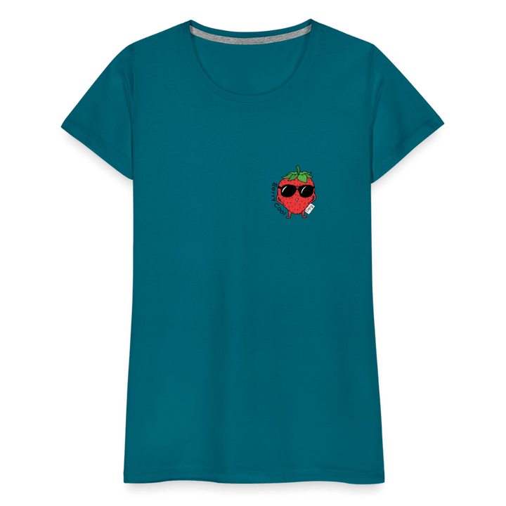 Berry Cool - Premium Dame T-shirt - Dame premium T-shirt - marineblå - Dajlig.dk