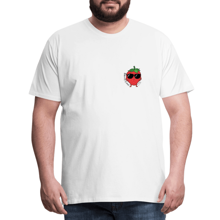 Berry Cool - Premium Herre T-shirt - Herre premium T-shirt - hvid - Dajlig.dk