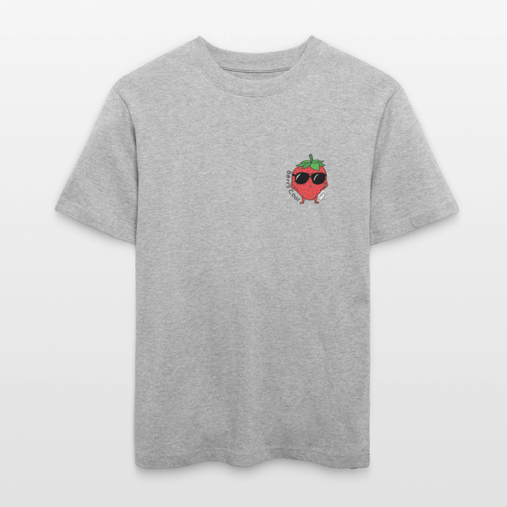 Berry Cool - Unisex T-shirt - Stanley/Stella Relaxed Fit økologisk unisex - T-shirt Sparker - grå meleret - Dajlig