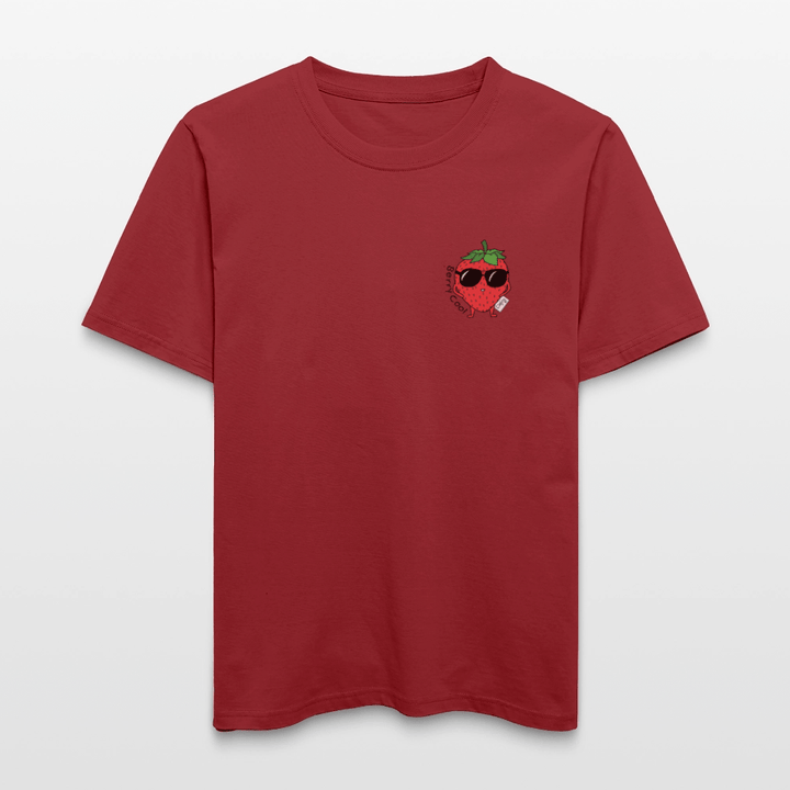Berry Cool - Unisex T-shirt - Stanley/Stella Relaxed Fit økologisk unisex - T-shirt Sparker - jordrød - Dajlig