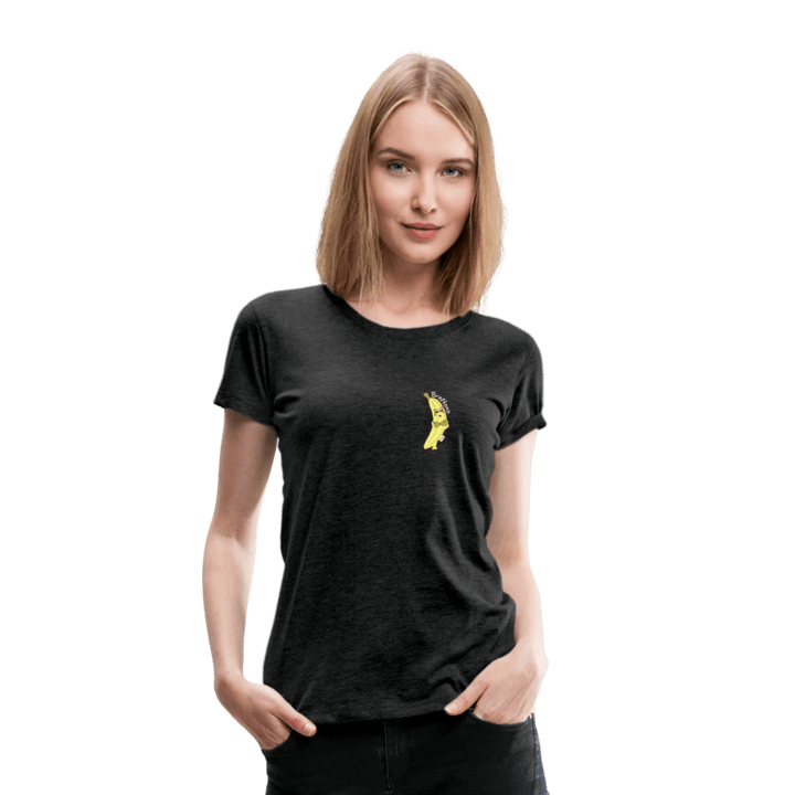 BraNana - Premium Dame T-shirt - Dame premium T-shirt - charcoal - Dajlig.dk