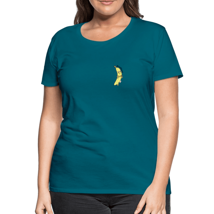 BraNana - Premium Dame T-shirt - Dame premium T-shirt - divablå - Dajlig.dk