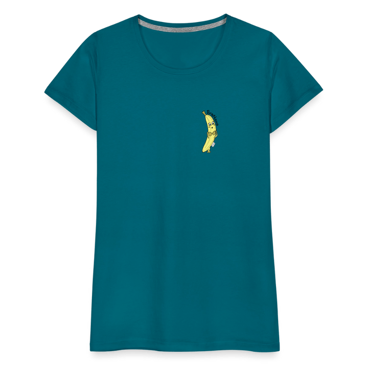 BraNana - Premium Dame T-shirt - Dame premium T-shirt - grå meleret - Dajlig