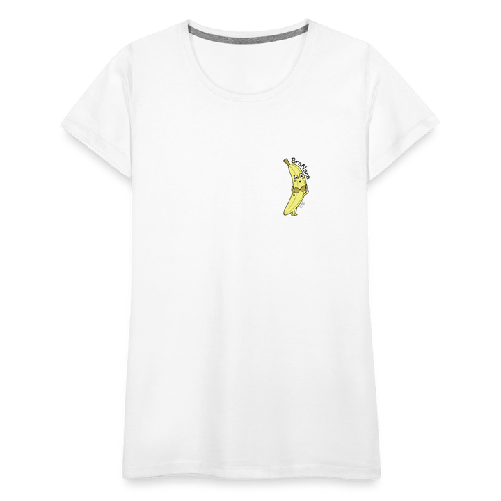 BraNana - Premium Dame T-shirt - Dame premium T-shirt - grå meleret - Dajlig.dk