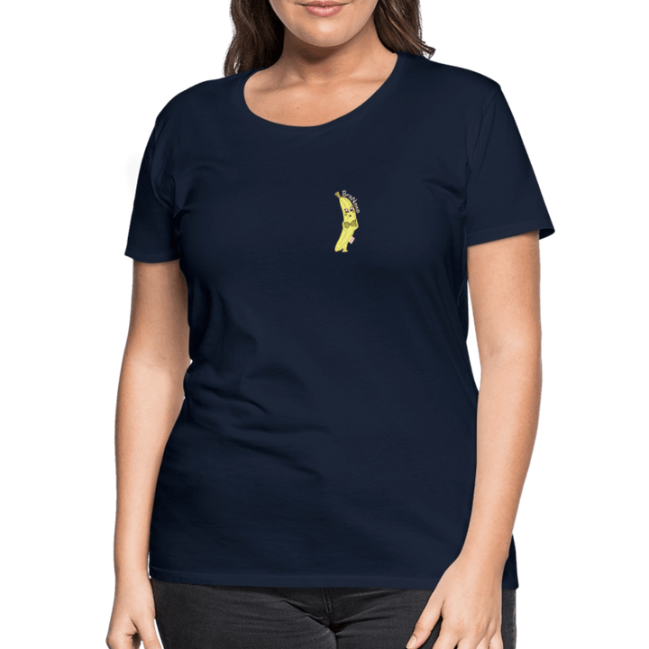 BraNana - Premium Dame T-shirt - Dame premium T-shirt - marineblå - Dajlig
