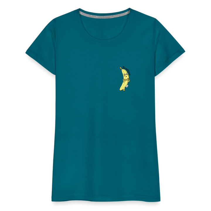 BraNana - Premium Dame T-shirt - Dame premium T-shirt - marineblå - Dajlig.dk